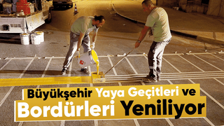 Büyükşehir ekiplerinden gece mesaisi