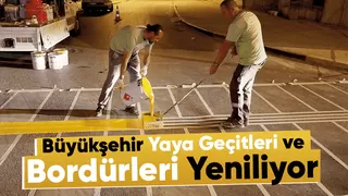 Büyükşehir ekiplerinden gece mesaisi