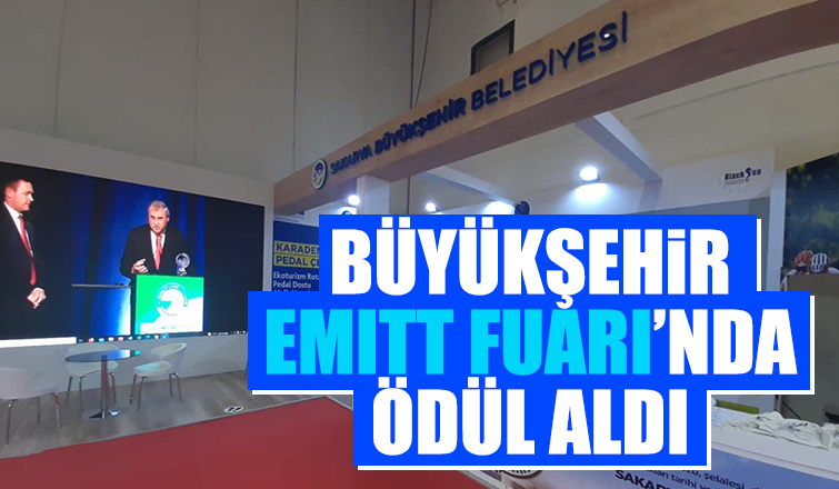 Büyükşehir EMITT Fuarı’nda ödül aldı