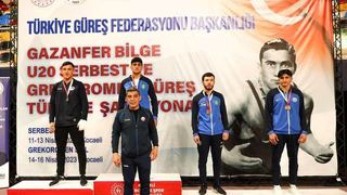 Büyükşehir güreşçileri Türkiye Şampiyonası’na damga vurdu