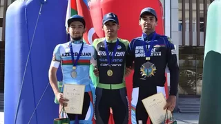 Büyükşehir'in pedalı Azerbaycan'da şampiyon oldu