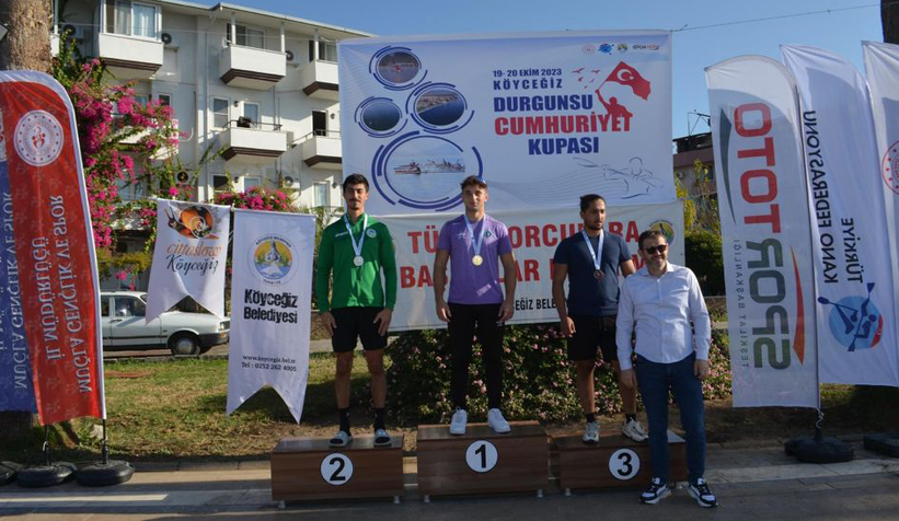 Büyükşehir kano takımı Muğla’da podyuma çıktı