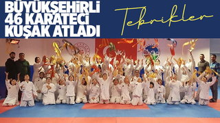 Büyükşehir karatecileri kuşak atladı