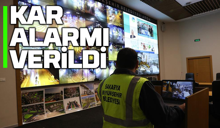 Büyükşehir karla mücadele ekipleri 24 saat nöbette