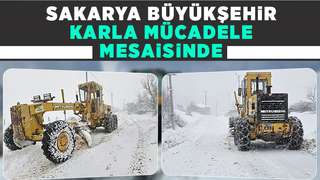 Büyükşehir karla mücadele mesaisinde: İşte ilk 24 saatin raporu