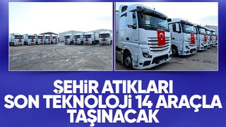 Büyükşehir katı atığın yüzde 45’ini son teknoloji 14 araçla taşıyacak