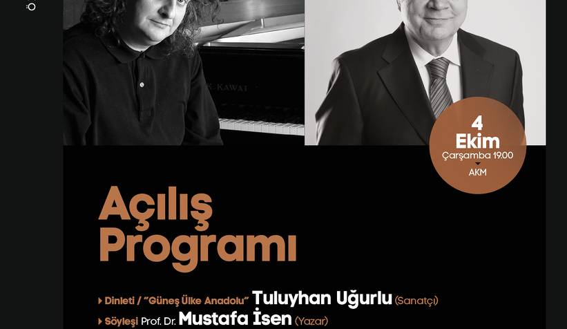 Büyükşehir kültür sanat sezonunu söyleşi ve dinletiyle açıyor