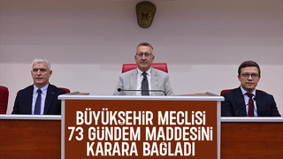 Büyükşehir meclisi toplandı