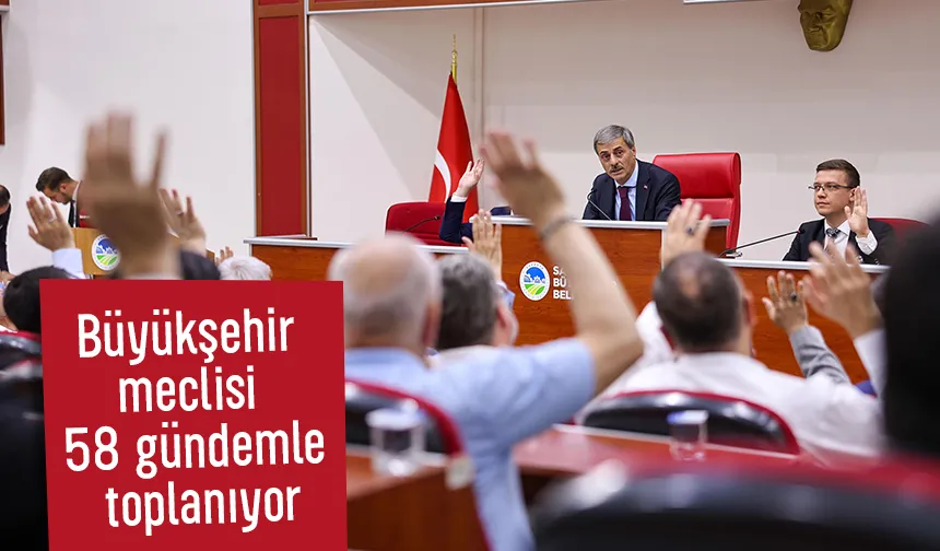 Büyükşehir meclisi toplanıyor