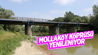 Büyükşehir Mollaköy köprüsünü yeniliyor