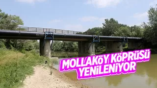 Büyükşehir Mollaköy köprüsünü yeniliyor