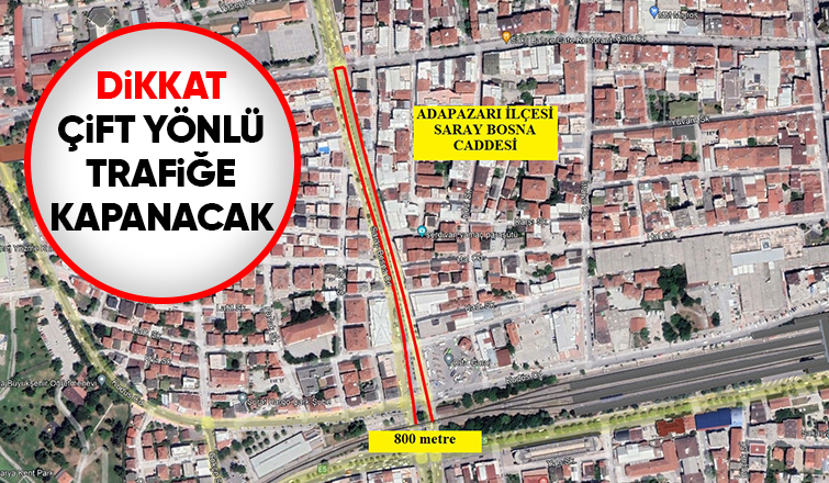 Büyükşehir o güzergahı kullanacakları uyardı