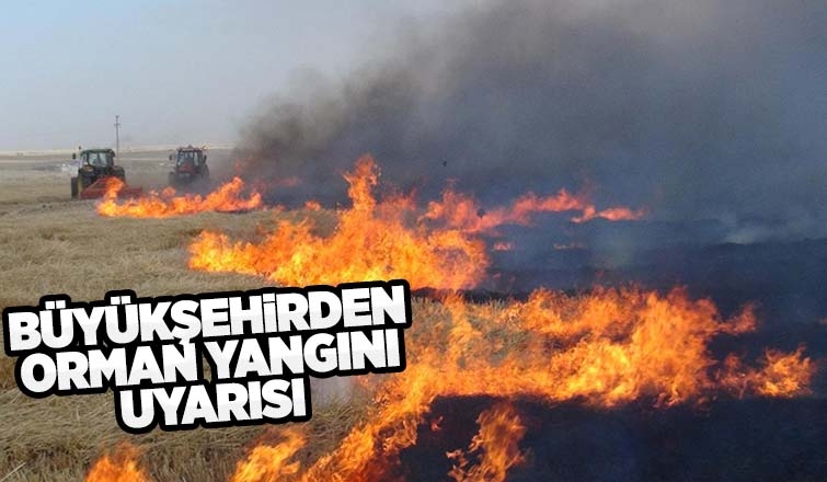 Büyükşehir orman yangınlarına karşı uyarıyor