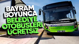 Büyükşehir otobüsleri bayram boyunca ücretsiz