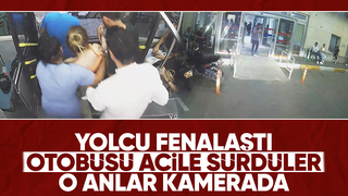 Büyükşehir otobüsünde hayat kurtaran seferberlik kamerada