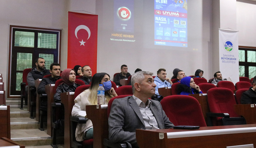 Büyükşehir personeline uyuşturucunun zararları anlatıldı