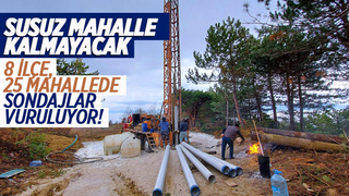 Büyükşehir Sakarya’ya yeni içme suyu kaynakları kazandırıyor