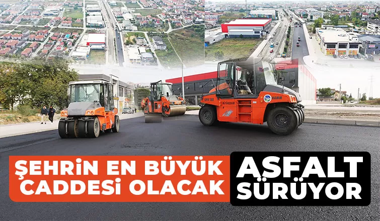 Büyükşehir şehrin en geniş caddesini hazırlıyor