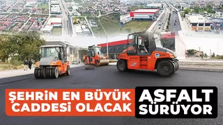 Büyükşehir şehrin en geniş caddesini hazırlıyor