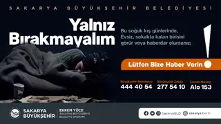 Büyükşehir soğuk kış günlerinde yanınızda