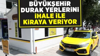 Büyükşehir taksi durak yerlerinin işletilmesi için ihaleye çıkıyor