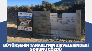 Büyükşehir Taraklı’nın zirvelerindeki sorunu çözdü