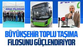 Büyükşehir toplu taşıma filosunu güçlendiriyor