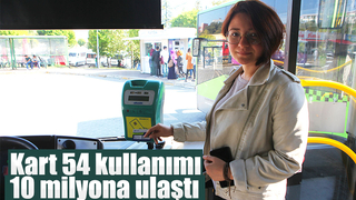 Büyükşehir ulaşımda 1 yılda 10 milyon kez tercih edildi