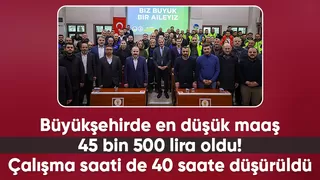 Büyükşehir ve SASKİ’de sözleşme sevinci