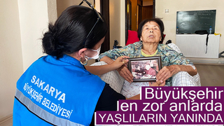 Büyükşehir YADEM en zor anlarda yaşlıların yanında