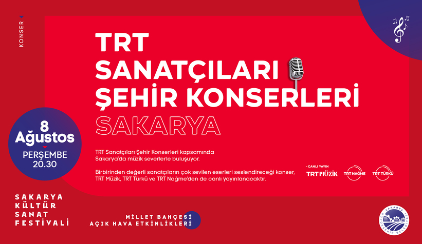 Büyükşehir yaz festivali TRT Şehir Konseri ile başlıyor