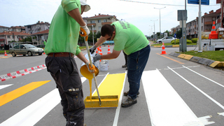 Büyükşehir yolları tablo gibi işliyor
