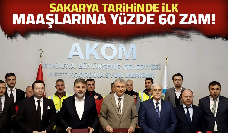 Büyükşehirde kadrolu işçilere yüzde 60 zam