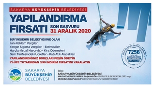 Büyükşehir’de taksitlendirme fırsatı