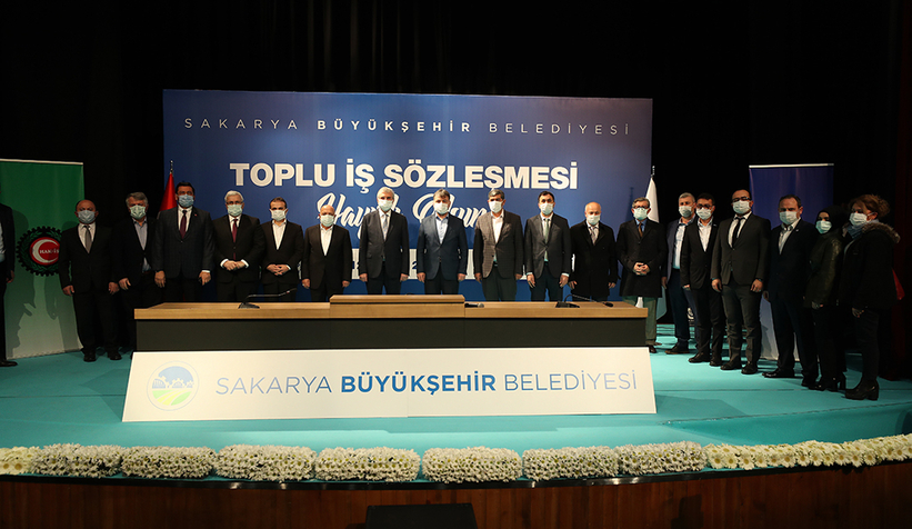 Büyükşehir’de toplu iş sözleşmesi sevinci