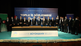 Büyükşehir’de toplu iş sözleşmesi sevinci