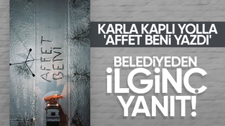 Büyükşehirden biz üstünü örttük, umarız konu kapanmıştır paylaşımı