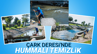 Büyükşehir’den Çark Deresi’nde hummalı temizlik