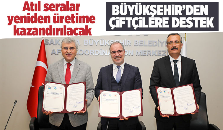 Büyükşehir’den çiftçilere sera üst örtüsü desteği