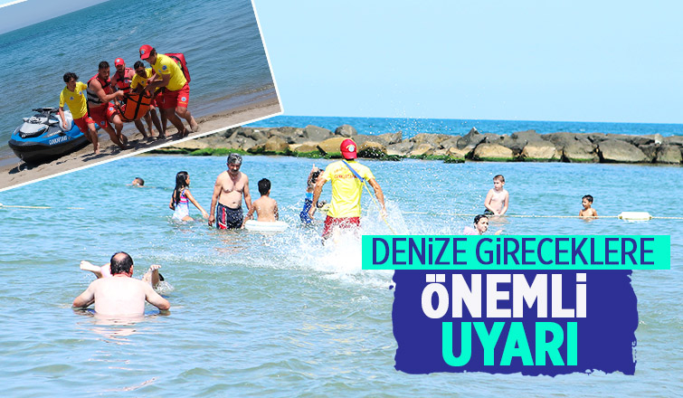 Büyükşehir’den denize girecek vatandaşlara uyarı