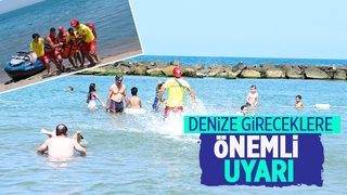 Büyükşehir’den denize girecek vatandaşlara uyarı