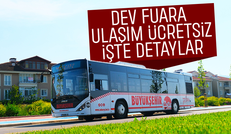 Büyükşehir’den dev fuar için ücretsiz ulaşım