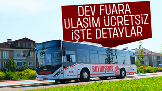 Büyükşehir’den dev fuar için ücretsiz ulaşım