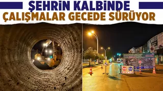 Büyükşehir’den gece mesaisi