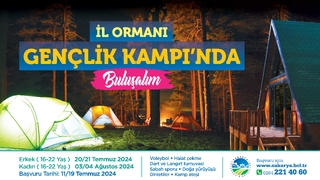 Büyükşehir’den İl Ormanı’nda Gençlik Kampı