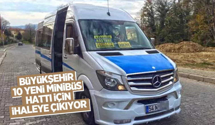 Büyükşehirden kiralık 30 yeni minibüs plakası