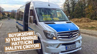 Büyükşehirden kiralık 30 yeni minibüs plakası