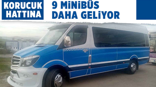 Büyükşehirden Korucuk hattında 9 kiralık minibüs hattı