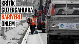 Büyükşehirden o caddelere bariyerli önlem