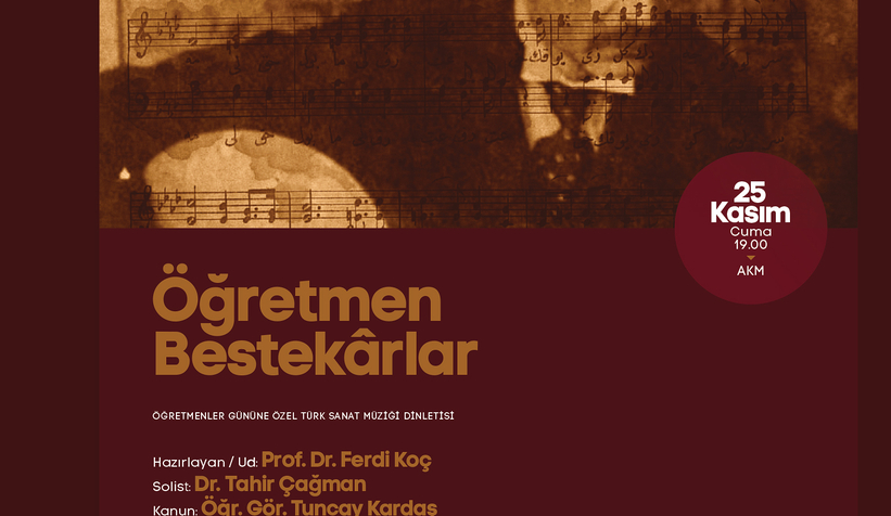 Büyükşehir’den öğretmenler gününe özel dinleti